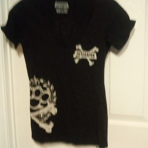 Skygraphx V Neck 💀 T Size M
